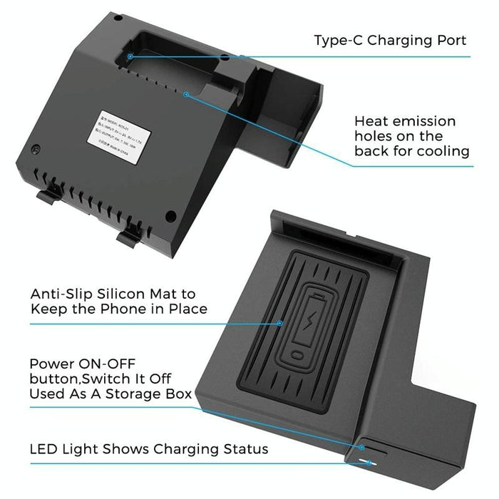 Car Qi Standard Wireless Charger 10w Quick Charging