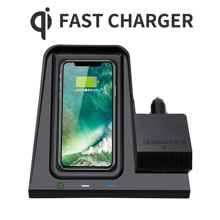 Hfc-1002 Car Qi Standard Wireless Charger 10w Quick