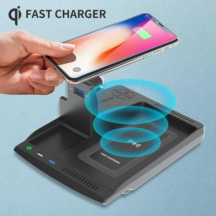 Hfc-1005 Car Qi Standard Wireless Charger 10w Quick