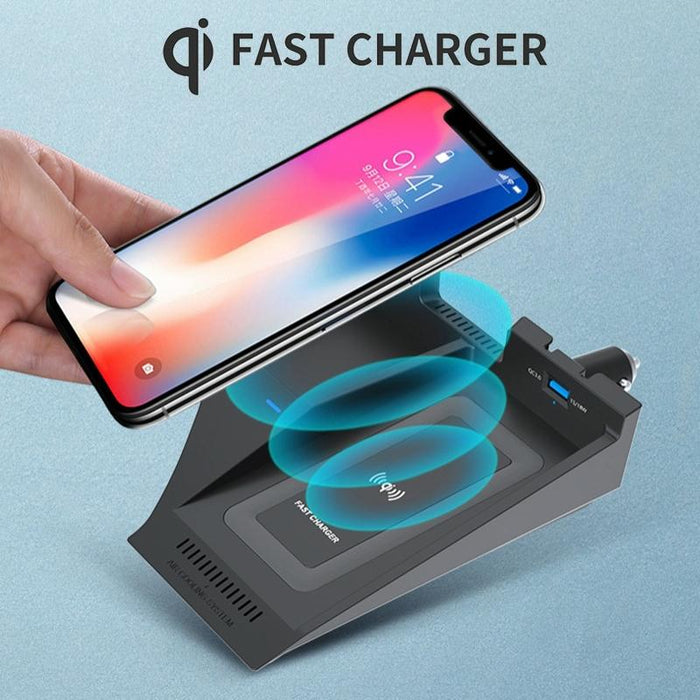 Hfc-1042 Car Qi Standard Wireless Charger 10w Quick