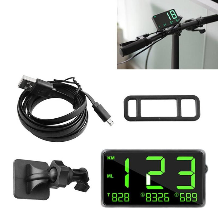 Universal Gps Speedometer For Cars & Motorcycles Over Speed Alert