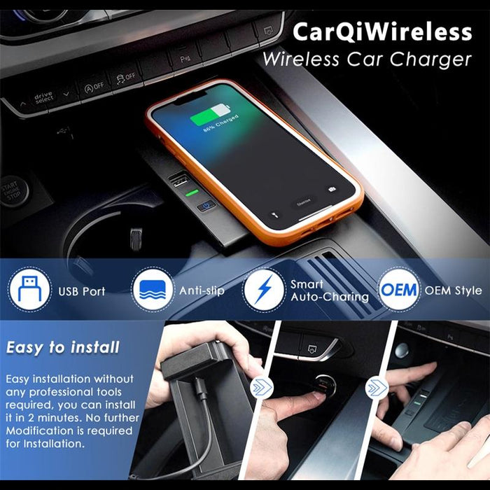 Car Qi Standard Wireless Charger 15w Quick Charging