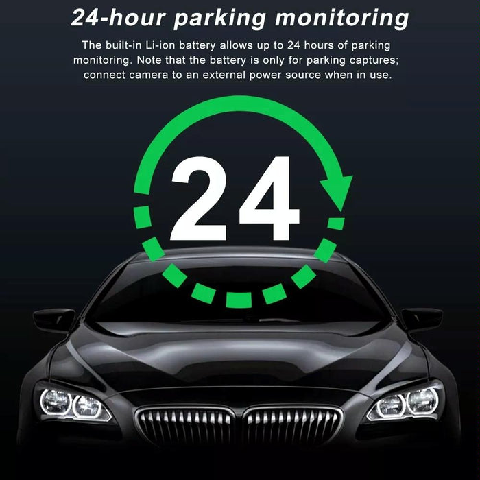 Hd Dual Camera Car Dash Cam with Infrared Night Vision