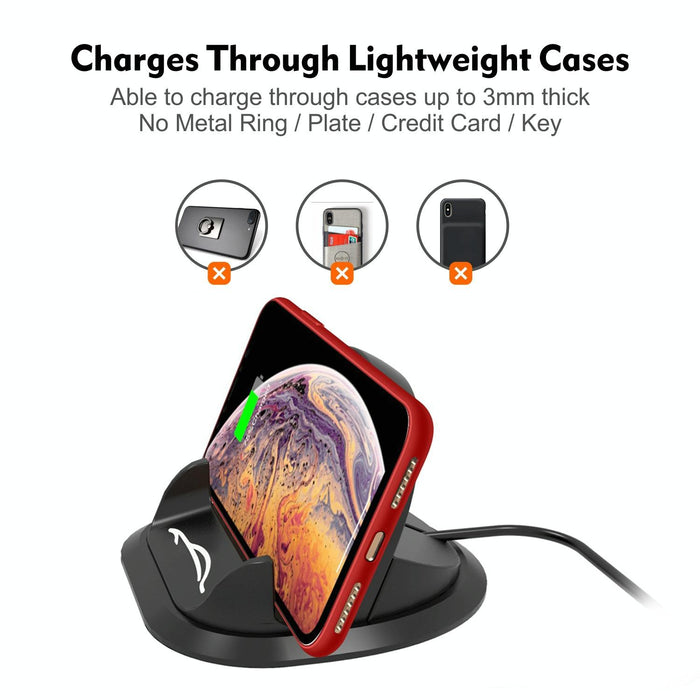 Car 2 In 1 Wireless Charger Phone Holder