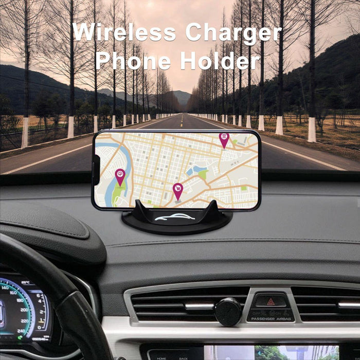 Car 2 In 1 Wireless Charger Phone Holder