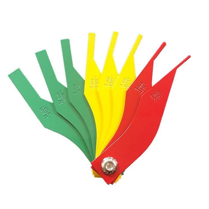 Brake Pad Thickness Gauge for Car - Scale Ruler