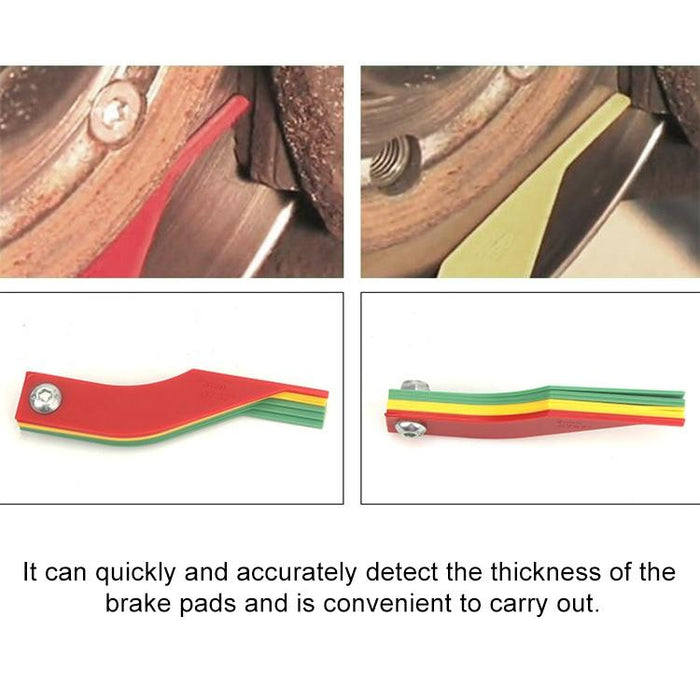 Brake Pad Thickness Gauge for Car - Scale Ruler