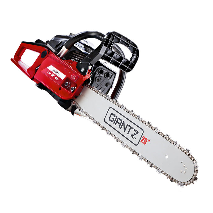 52Cc Petrol Commercial Chainsaw 20 Bar E-Start Tree Pruning Chain Saw