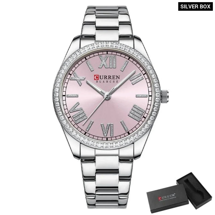 Stainless Steel Luminous Quartz Women's Dress Watches