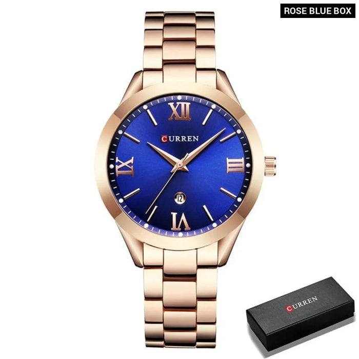 Fashion Design Gold Bracelet  Wristwatches For Women