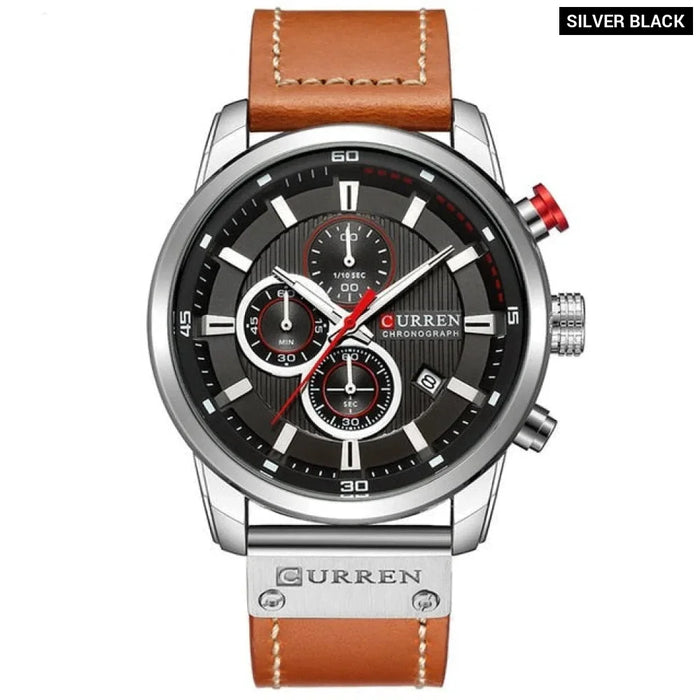 Fashion Date Quartz Men Watches Male Clock Chronograph Sport Mens Wrist Watch Hodinky