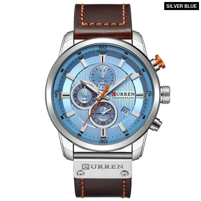 Fashion Date Quartz Men Watches Male Clock Chronograph Sport Mens Wrist Watch Hodinky