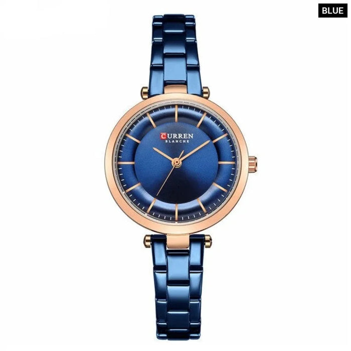 Casual Slim Minimalist Quartz WristWatch With Steel For Women