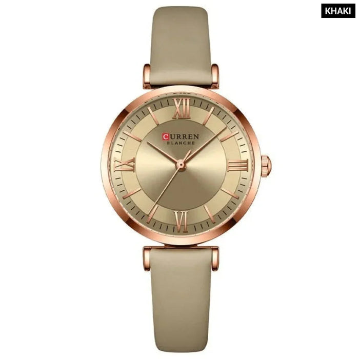 Watches For Women Simple Quartz Leather Clock Female Elegant Wristwatches