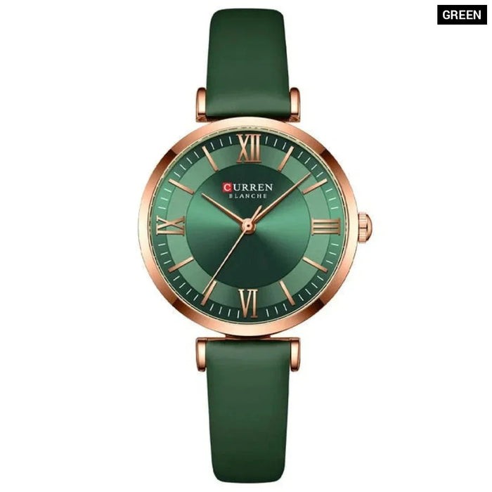 Watches For Women Simple Quartz Leather Clock Female Elegant Wristwatches