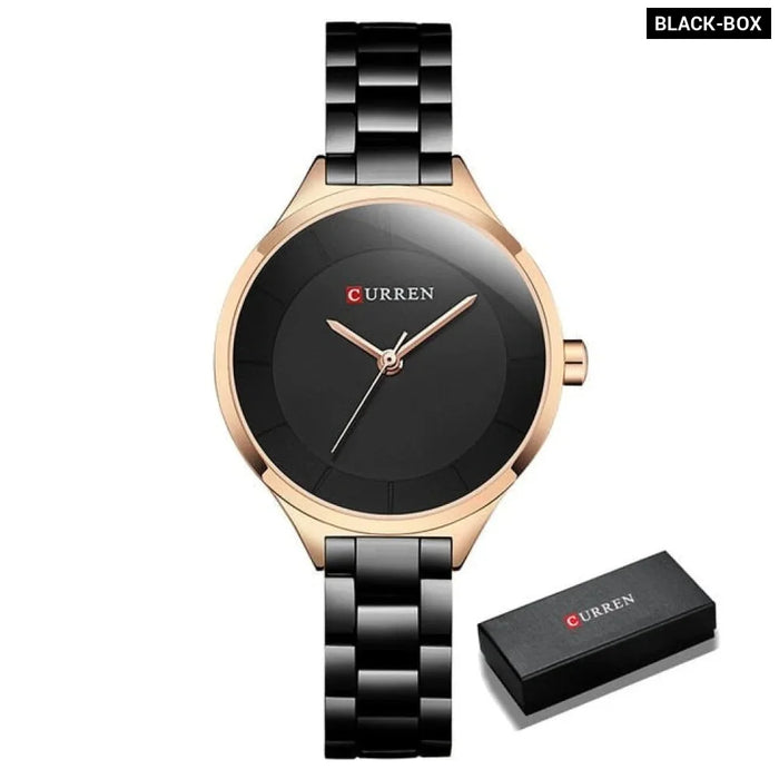 Creative Full Steel Rose Gold Women Dress Watches