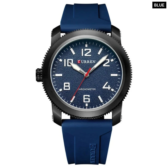 Fashion Watches For Men Left Hand Design Quartz