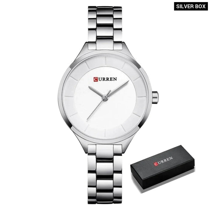 Stainless Steel Quartz Female Fashion Wrist Watch