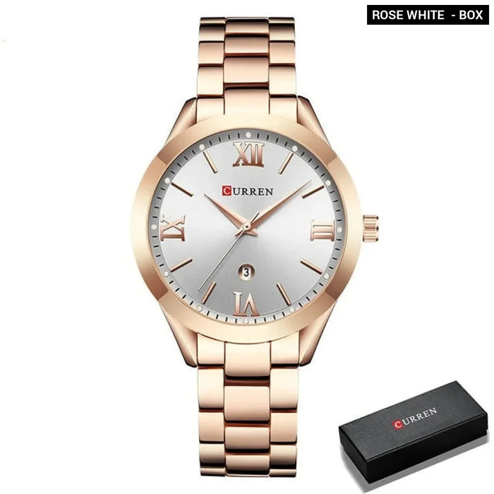 Women Quartz Female Bracelet Watches Stainless Steel Wrist Watch