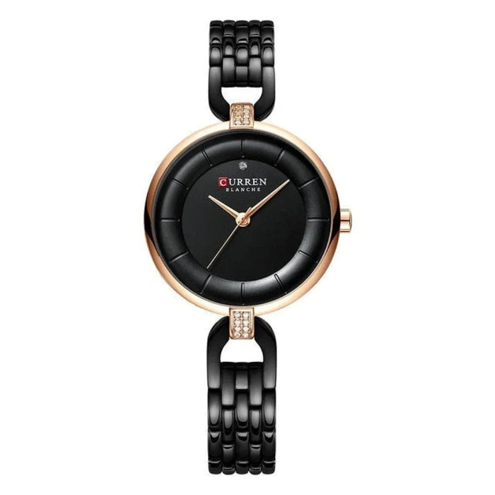 Women's Quartz Watches Stainless Steel Clock Ladies Wristwatch