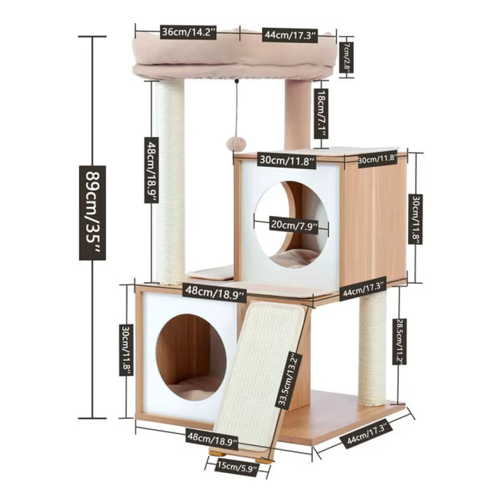 Cat Tree Tower Scratching Posts Condos