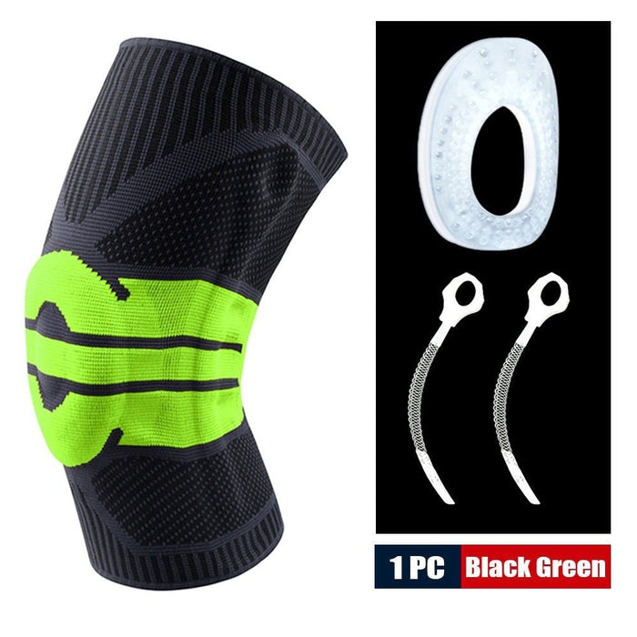 Sports Knee Compression Pads Patella Stabilizer for Cycling Running Weightlifting Basketball