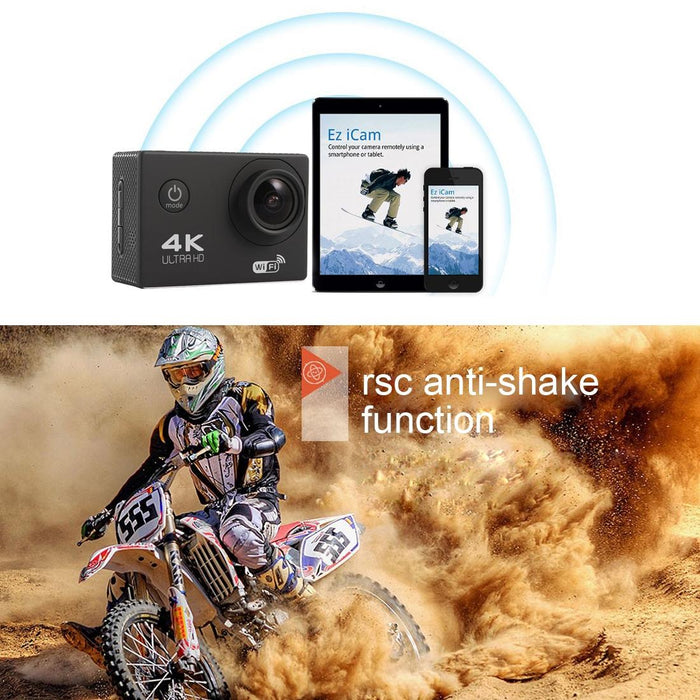 F60 2.0 Screen 170 Wide Angle Wifi Sport Action Camera