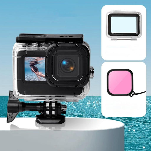 Waterproof Case Touch Back Cover Colour Lens Filter