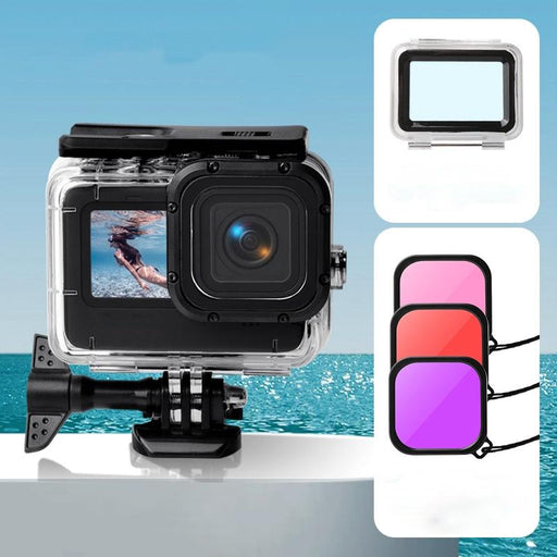 Waterproof Case Touch Back Cover Lens Filter For Gopro