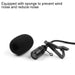 Condenser Microphone With Tie Clip For Sjcam Sj7 Sj6 Sj360