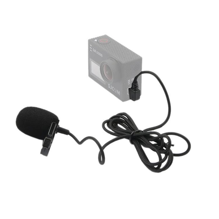 Condenser Microphone With Tie Clip For Sjcam Sj7 Sj6 Sj360