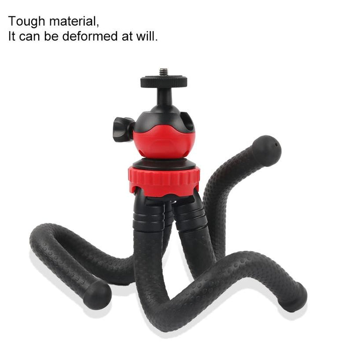 Mini Octopus Flexible Tripod Holder With Phone Clamp