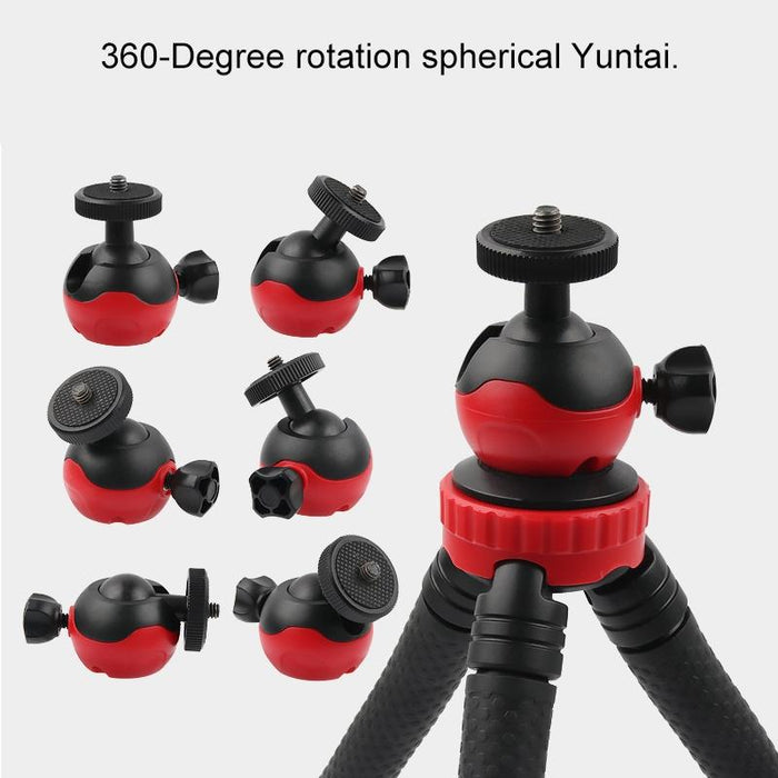 Mini Octopus Flexible Tripod Holder With Phone Clamp