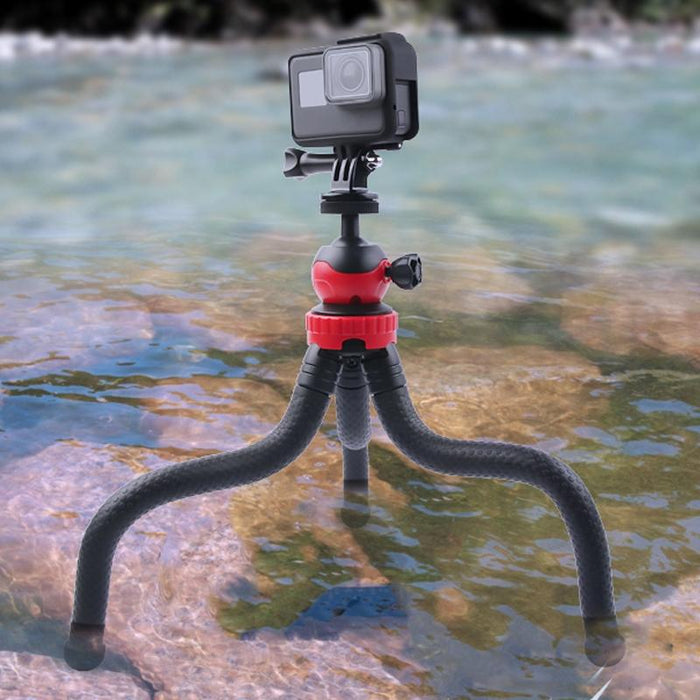 Mini Octopus Flexible Tripod Holder With Phone Clamp