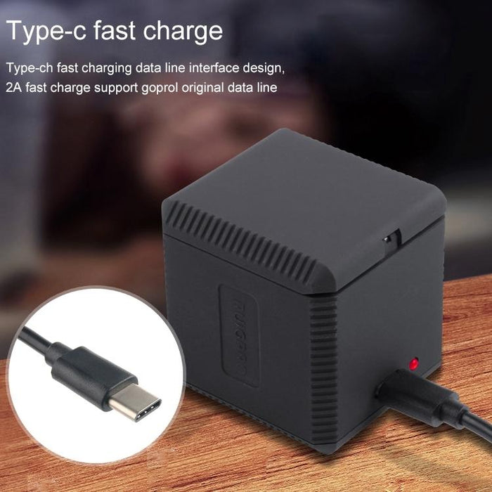 Usb Triple Batteries Housing Charger Box With Cable And Led