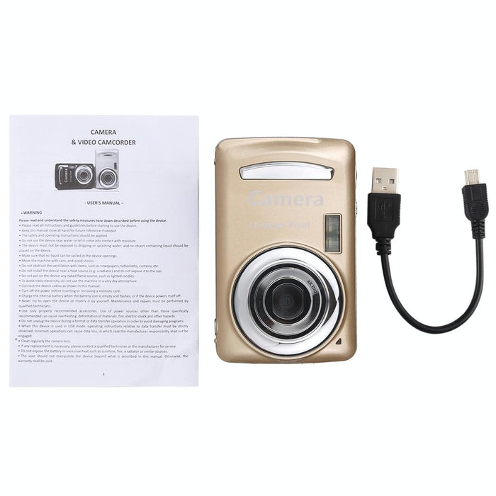 1280X720P Hd 4X Digital Zoom 16.0 Mp Digital Video Camera Recorder With 2.4 Inch Tft Screen