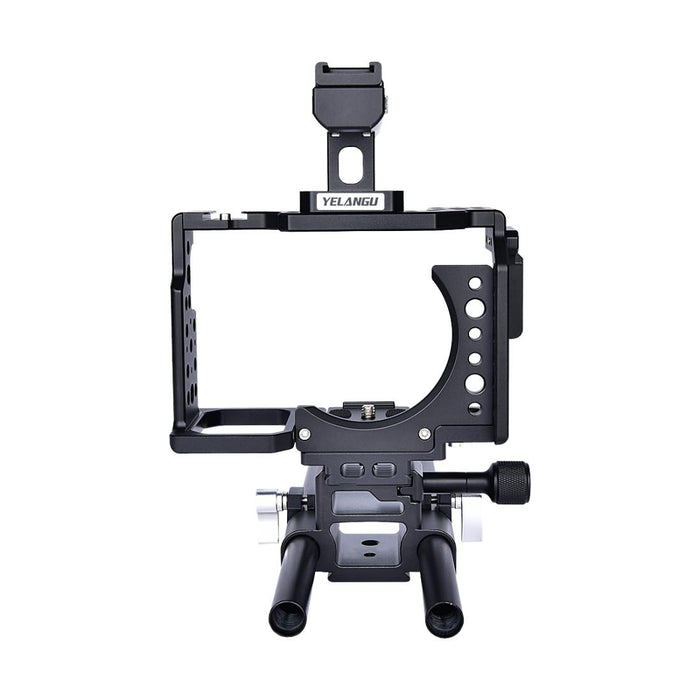 Ca7 Ylg0908A-A Handle Video Camera Cage Stabilizer For Sony A7K & A7X & A73 & A7S & A7R & A7Rii & A7Sii Black