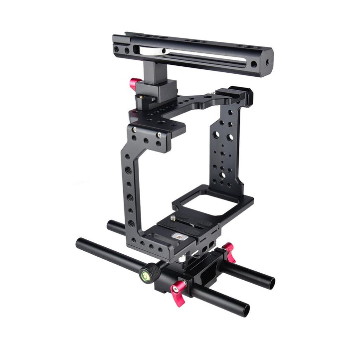 Video Camera Cage Stabilizer - Black Handle