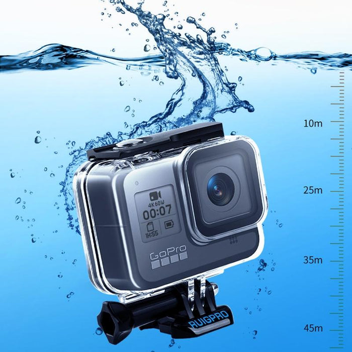 Waterproof Housing for Gopro Hero8 with Mount and Screw