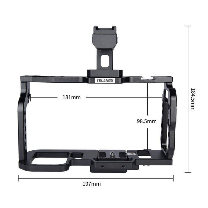 C9-A Ylg0911A Handle Video Camera Cage Stabilizer For Dji Bmpcc 4K Black