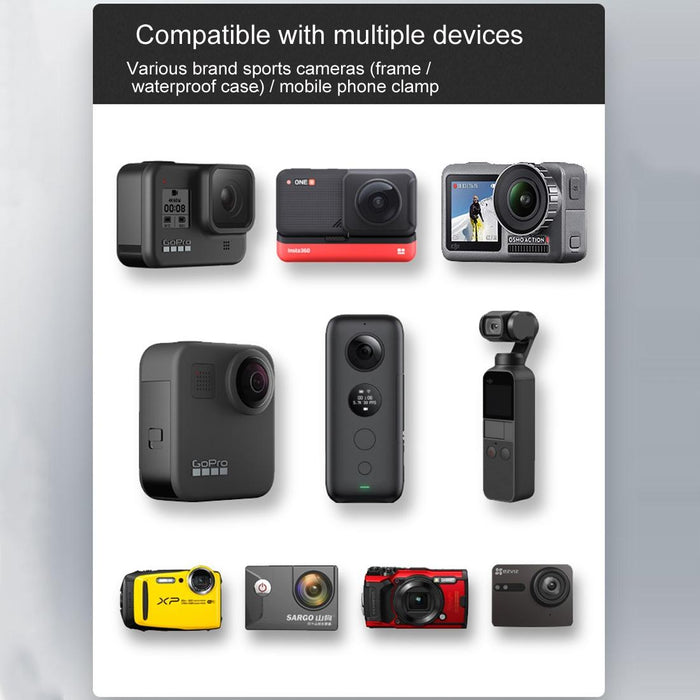 Universal Motorcycle Rearview Mirror Mount for Action