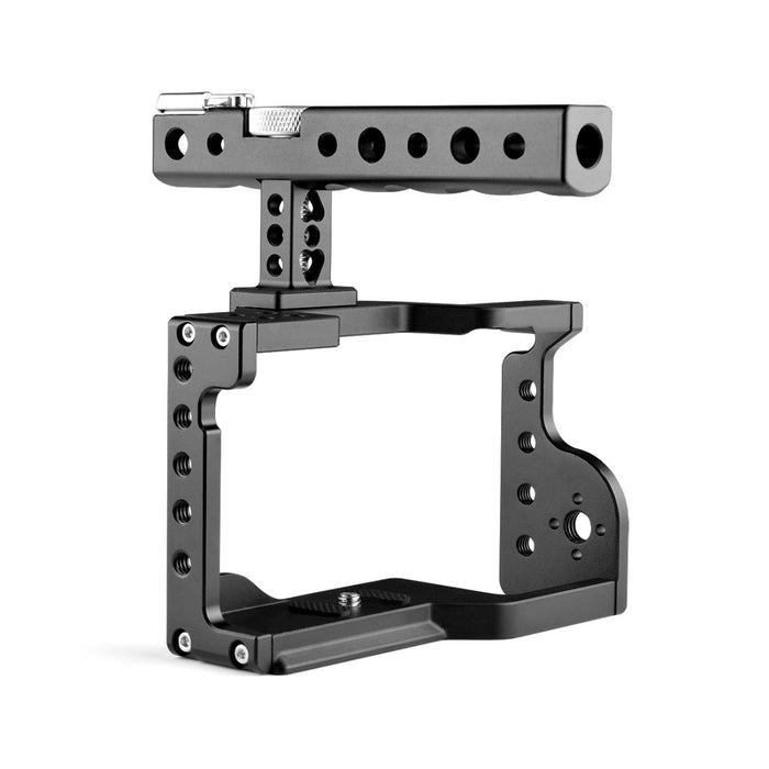 C17 Ylg0913A Video Camera Cage Stabilizer With Handle For Sony A6600 Black