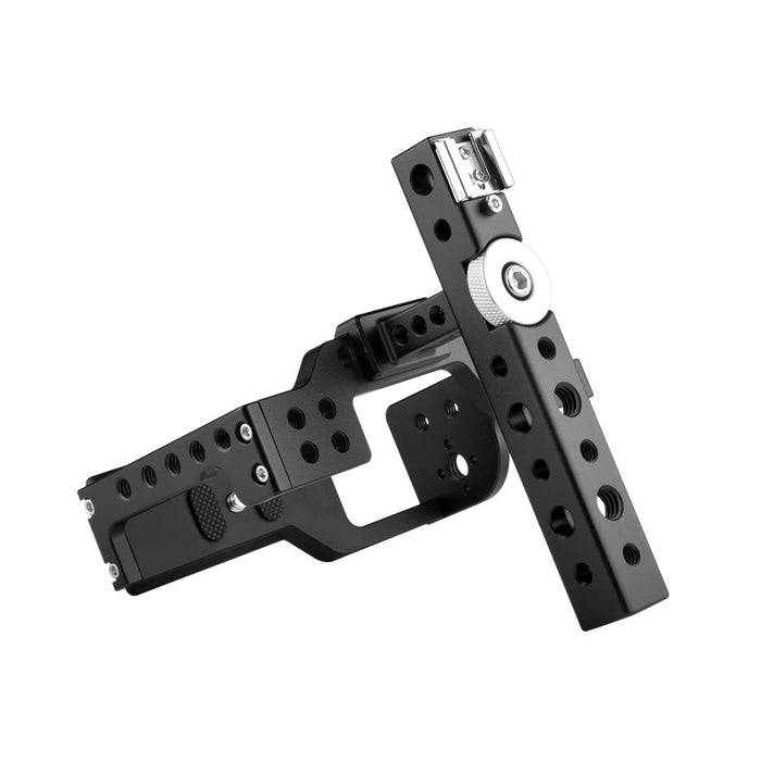 C17 Ylg0913A Video Camera Cage Stabilizer With Handle For Sony A6600 Black