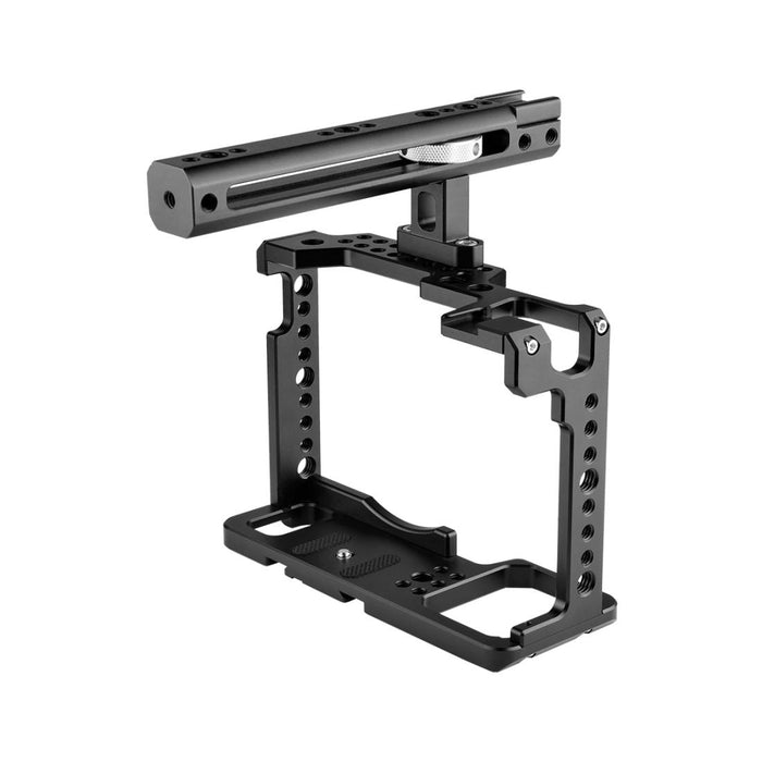 C18 Ylg0915A-B Video Camera Cage Stabilizer With Handle For Panasonic Lumix Dc-S1H / Dc-S1 / Dc-S1R Black