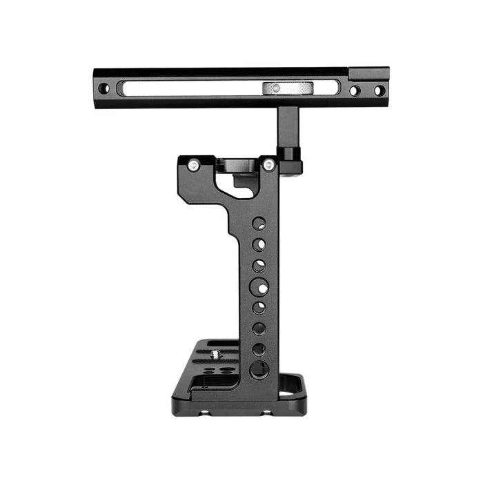 C18 Ylg0915A-B Video Camera Cage Stabilizer With Handle For Panasonic Lumix Dc-S1H / Dc-S1 / Dc-S1R Black