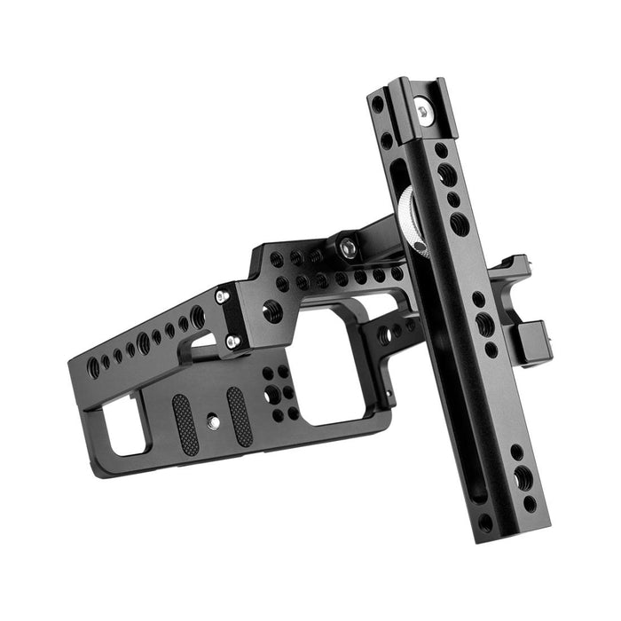 C18 Ylg0915A-B Video Camera Cage Stabilizer With Handle For Panasonic Lumix Dc-S1H / Dc-S1 / Dc-S1R Black