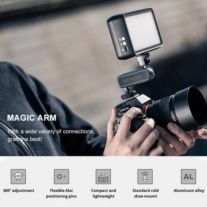 360 Degree Adjustment Magic Arm Bracket Mount For Slr Camera Grey