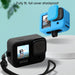 Silicone Case with Wrist Strap and Lens Cover for Gopro