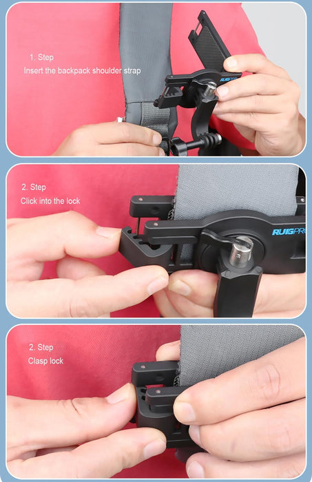 360 Degree Rotating Quick Release Strap Mount Shoulder