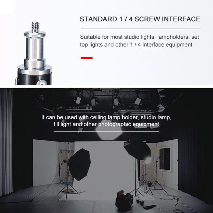 Oubao 1.9M Portable Studio Light Metal Tripod